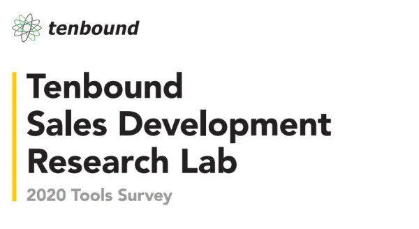 Sales Development Research: SDR Tools Survey Report V1